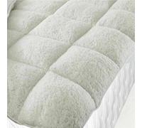 Gr8 Home Super Soft Teddy Mattress Topper Enhancer Bedding Single in White | Size: King Gr8 Home White King