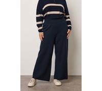 Luxury Knitted Trousers Evans Dark Navy 30-32