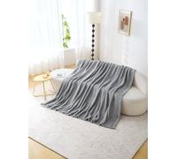 Luxury Large Chunky Cord Ribbed Throw Sofa Bed Large Blanket Fleece Fluffy Ultra Soft