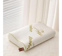 Luxury Large Contour Bamboo Memory Foam Pillow - 35D Firm Foam with Soft 240 GSM Bamboo Jacquard Cover - Ergonomic Pillow for Neck And Shoulder Pain - Best Orthopedic Pillows for All Sleeping position