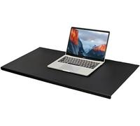 Luxury Leather Desk Pad, Large Mouse Pad with Edge Protector, Waterproof Smooth Writing Mat for Laptop Keyboard-90X40cm-Black