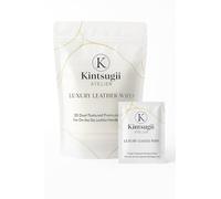 Luxury Leather Wipes by Kintsugii Atelier - Individually Wrapped, Dual-Textured Cleaning for Handbags, Shoes & Leather Goods - Safe, Non-Rinse, On-the-Go Care, 20 Count