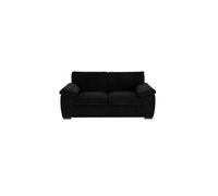 LUXURY LIFE Collingdale Jumbo Cord Fabric 2 Seater Sofa in Black LUXURY LIFE Black
