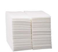 Luxury Linen Feel Disposable Guest Hand Towels in Bulk, Soft & Absorbent Cloth Like Paper Napkin for Bathroom, Kitchen, Weddings, Parties, Dinners or Events, White 100 Count by eDayDeal (100)