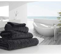 Luxury linenHall 650gsm Plain Charcoal Grey Bath Sheet (SEE SIZE OPTIONS)