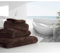 Luxury linenHall 650gsm Plain Chocolate Brown Bath Towel (SEE SIZE OPTIONS)