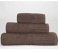 Luxury linenHall Spa, Quick Dry 450gsm, Waffle Bath Towel In Chocolate