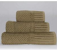 Luxury linenHall Spa, Quick Dry 450gsm, Waffle Bath Towel In Mocha