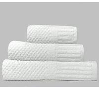 Luxury linenHall Spa, Quick Dry 450gsm, Waffle Bath Towel In White