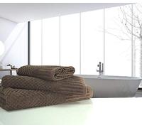 Luxury linenHall Spa, Quick Dry 450gsm, Waffle Extra Long Bath Sheet In Chocolate