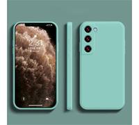luxury Liquid Silicone Case For Samsung S25 S24 For Galaxy S20 S21 S22 S23 FE Plus Note10 20 A52 A31 A41 A71 A51 A72 A70 A50 Coque,cyan blue,For Note10 Plus