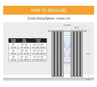 Luxury Living Adi Lined Pencil Pleat Curtains in Black | Size: 117 cm width x 229 cm drop Luxury Living Black 117 cm width x 229 cm drop