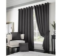 Alan Symonds Malham R/T Lined Curtai98 90x108in Grey