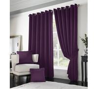 Studio Malham R/T Lined Curtai98 90x108in Purple