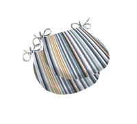 Luxury Living Brighton D Shaped Seat Pad Pair | Size: 2 Pack Luxury Living Multicolor 2 Pack