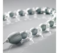 Luxury Living Elegant Luxury Beaded Curtain Tieback Pair - Handcrafted Decorative Holdbacks for Drapes & Curtains in Duck Egg Blue Luxury Living Duck Egg Blue