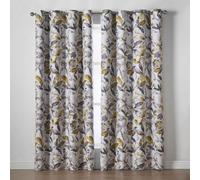 Luxury Living Gi Printed Ring Top Curtains Ochre