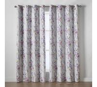 Luxury Living Kura Ring Top Printed Curtains