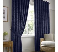 Alan Symonds Tivoli Ring Top Curtain 4 229x183cm Blue