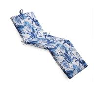 Alan Symonds Tropical Lounge Seat Pad 180x60x5cm Blue