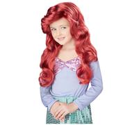Luxury long red mermaid wig for girls