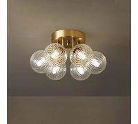 Luxury Magic Bean Glass Ball Ceiling Lamp Nordic Creative Ceiling Light Fixture Living Room Bedroom Ceiling Chandelier Restaurant Home Decor Chandelier Light Fixtures