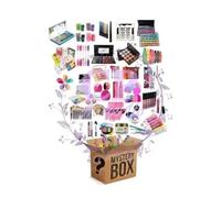 Luxury Makeup Box, Professional Beauty Kit may include various variety of Eyeshadow Palettes, Brushes, Lipsticks, False Lashes, Blending Sponges, Complete Cosmetics Collection