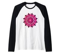 Luxury Mandala with Golden Arabesque t-Shirt Raglan Baseball Tee