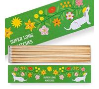 Luxury Matches, Giant Extra Long Matches, Super Long Doggy Matchbox, XL Matches, Candle Matches, Coloured Tip Matchsticks, Fire Matches, Housewarming Gift, Dog Lovers Gift