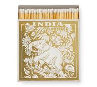 Luxury Matches, Giant Matchbox, Gold Elephant Fireside Match Box Gift, Elephant Matchbox, XL Long Matches, Candles Gift, Extra Long Matches, Coloured Tips Matches, Giant Matches Gift
