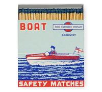 Luxury Matches, Giant Matchbox, The Boat Man Match Box Gift, Lifeguard Matchbox, XL Long Matches, Candles Gift, Extra Long Matches, Coloured Tip Matches, Fireside Matches