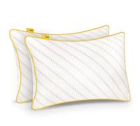 Cosi Home Luxury Memory Foam Pillow with Adjustable Filling - 2 Pack in Off-White Cosi Home Off-White