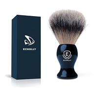 Luxury Mens Shaving Brush by Echolly-NO Shedding Bristle Shaving Brushes for Men-Vegan Lather Shave Brush-Luxury Fast Beard Brush-Perfect Gifts for Men,Boyfriends,Fathers