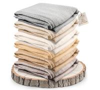Luxury mere Blanket 100% mere Wool 125 cm x 250 cm Hand Woven from Nepal Grey Herringbone