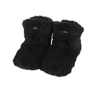 Luxury Microwavable Slipper Boots - Heat Up or Chill for Soothing Relief | Lavender Scented| Faux Fur Warmers for Women Reusable, Heatable, Freezable Booties | One Size (UK 3-8) (Charcoal)