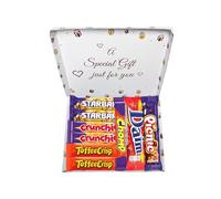 Luxury Milk Chocolate Gift Box - Bars | Selection of Your Favourite Chocolate Bars | Elegant Gift Packaging | Hamper for Birthday, Anniversary & More
