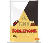 Luxury Milk Chocolate Gift | Smooth Creamy Swiss Chocolate | Gourmet Chocolate Bar for Birthdays, Christmas, Valentine's (TOBLERONE MIXED POUCH 250g)