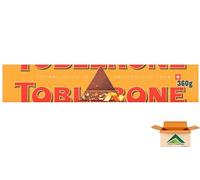Luxury Milk Chocolate Gift | Smooth Creamy Swiss Chocolate | Gourmet Chocolate Bar for Birthdays, Christmas, Valentine's (Toblerone Orange Twist Milk Chocolate Bar 360g)