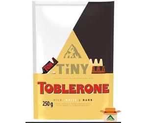 Luxury Milk Chocolate Gift | Smooth Creamy Swiss Chocolate | Gourmet Chocolate Bar for Birthdays, Christmas, Valentine's (TOBLERONE MIXED POUCH 250g)