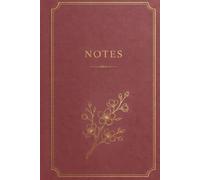 Luxury Minimalist Notebook | 6" x 9" | 120 Lined Pages: Timeless Dusty Rose Composition Notebook for School & Office Supplies