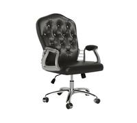 Luxury Modern Office Desk Chair - High Back Swivel Computer Chair for Home & Office (Color: Gray, Black)