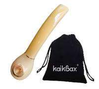 Luxury Natural Buffalo Horn Portable Tobacco Pipe Cigarette Holder with Pipe Filter,Windproof Smoking Pipe and Smoking Accessories