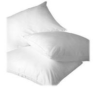 Luxury New White Duck Feather Cushion Pad Insert Inner Fillers | 100% Natural Cotton Anti Dust Mite And Down Proof Cover - Double Stitched Seams - Non Allergenic Machine Washable 18 x 18 " (45 x 45 cm)