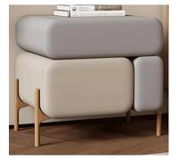 Luxury Nightstands with Wooden Legs and 3-Drawer End Table for Bedroom,Living Room,Study Creative Bedside Table