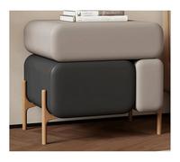 Luxury Nightstands with Wooden Legs and 3-Drawer End Table for Bedroom,Living Room,Study Creative Bedside Table