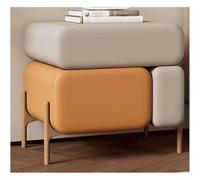 Luxury Nightstands with Wooden Legs and 3-Drawer End Table for Bedroom,Living Room,Study Creative Bedside Table