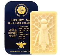 Luxury No.1 Hand Cream Bar - 100% Natural Moisturiser for Very Dry Hands | With Beeswax, Cocoa Butter & Coconut Oil | Long-Lasting, Travel-Friendly, Cruelty-Free, Ideal for Gifting | 50g