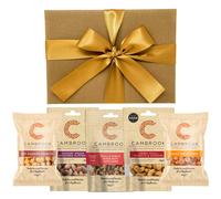 Luxury Nuts Snacks Hamper Gift Set | Sweet Chilli Peanuts Cashews | Spicy Garlic Mixed Nuts | Smoked Almonds | Giant Corn | Food Hamper Gifts for Men