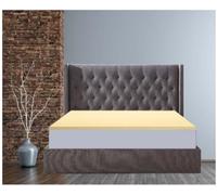 Luxury Orthopaedic Reflex 100% Memory Foam Mattress Toppers - Back Support & Contour Support, Single Double King and Super King (Single -3FT, Thickness 1 Inch (2.5cm))