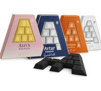 Luxury Oudh Bakhoor Bricks Gift Set - Spirit of Dubai Asiya, Avtar, Ashjan & Absolute Arabic Incense with Resin Burner - Long Lasting Home Fragrance & Gift